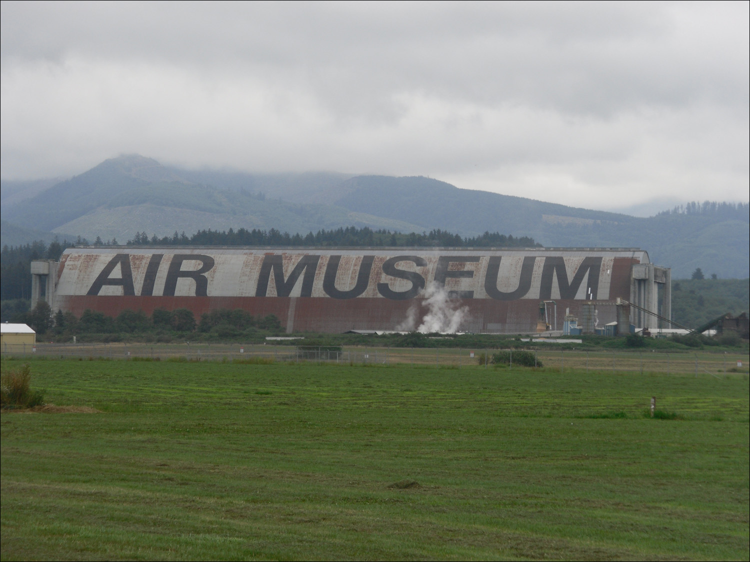 Tillamook, OR- Photos taken @ Tillamook Air Museum~ Formerly a WW2 Blimp hanger.  Largest wooden structure in the world